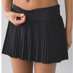 Lululemon Black Pleat to the Street Skirt